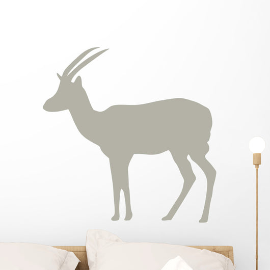 Tan Thompson's Gazelle Wall Decal