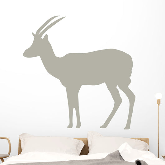 Tan Thompson's Gazelle Wall Decal