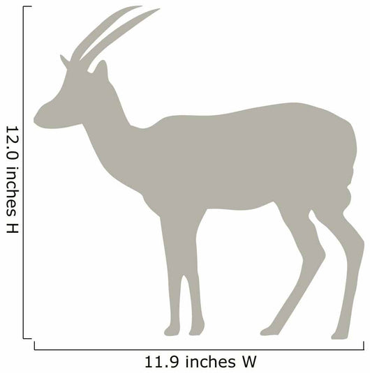 Tan Thompson's Gazelle Wall Decal