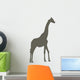 Brown Giraffe Silhouette Wall Decal