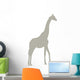 Tall Tan Giraffe Wall Decal