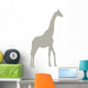 Tall Tan Giraffe Wall Decal