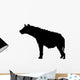 Black Hyena Wall Decal