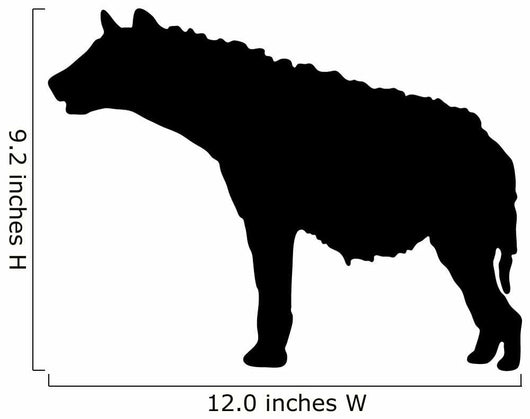 Black Hyena Wall Decal