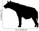Black Hyena Wall Decal