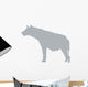 Grey Hyena Wall Decal