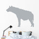 Grey Hyena Wall Decal