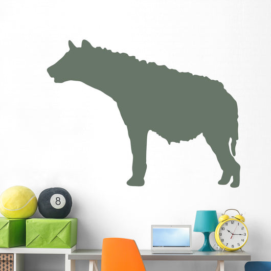Green Hyena Wall Decal