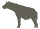 Brown Hyena Wall Decal
