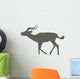 Brown Impala Wall Decal