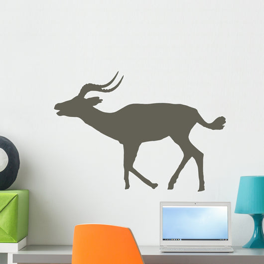 Brown Impala Wall Decal