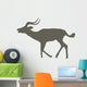 Brown Impala Wall Decal