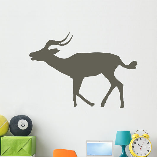 Brown Impala Wall Decal