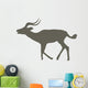 Brown Impala Wall Decal