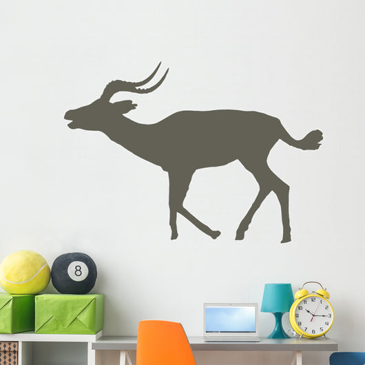 Brown Impala Wall Decal