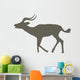 Brown Impala Wall Decal