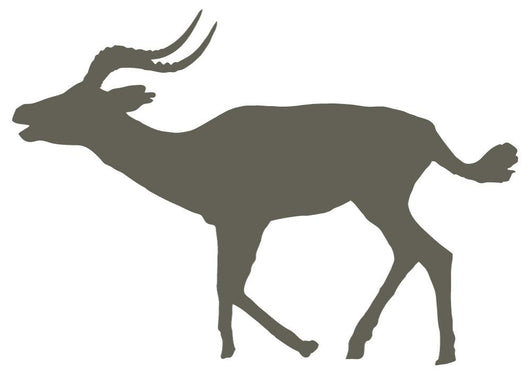 Brown Impala Wall Decal