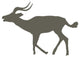 Brown Impala Wall Decal