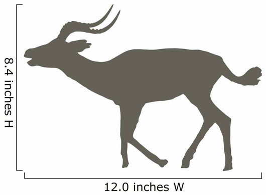 Brown Impala Wall Decal