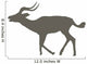 Brown Impala Wall Decal