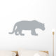 Grey Jaguar Wall Decal