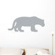Grey Jaguar Wall Decal