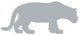 Grey Jaguar Wall Decal