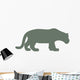 Jungle Green Prowling Jaguar Wall Decal