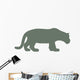 Jungle Green Prowling Jaguar Wall Decal