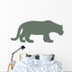 Jungle Green Prowling Jaguar Wall Decal