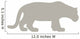 Tan Jaguar Wall Decal