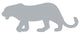 Grey Leopard Wall Decal