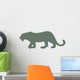 Green Leopard Wall Decal