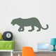 Green Leopard Wall Decal