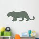 Green Leopard Wall Decal