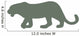 Green Leopard Wall Decal