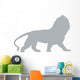 Regal Grey Male Lion Wall Decal