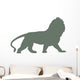 Green Regal Male Lion Wall Decal