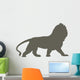 Brown Regal Male Lion Wall Decal