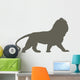 Brown Regal Male Lion Wall Decal
