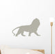 Regal Tan Male Lion Wall Decal