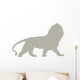 Regal Tan Male Lion Wall Decal