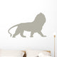 Regal Tan Male Lion Wall Decal