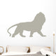 Regal Tan Male Lion Wall Decal