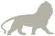 Regal Tan Male Lion Wall Decal