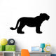 Black Lion Cub Wall Decal