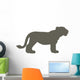 Brown Lion Cub Wall Decal