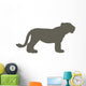 Brown Lion Cub Wall Decal