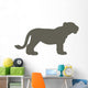 Brown Lion Cub Wall Decal