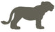 Brown Lion Cub Wall Decal